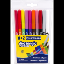 Centropen 10 darabos Duomagic készlet 2x újraszínezhető filc 2599 (8595013618486) filctoll, marker