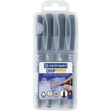 Centropen 2638 - tartós, OHP, 4db filctoll, marker