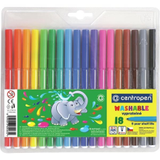 Centropen 7790 TP - mosható, 18db filctoll, marker