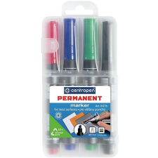 Centropen 8576/4 Tartós marker, tokban filctoll, marker