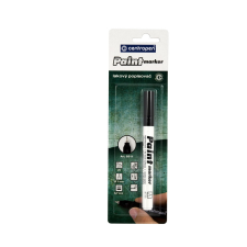Centropen Lakkmarker 0,7mm, vékony metál hegy Centropen 9211 fekete filctoll, marker
