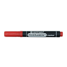 Centropen Permanent marker 2,5mm, kerek hegyű, Centropen 8566, piros filctoll, marker