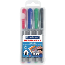 Centropen permanent popisovač 2836 4 ks filctoll, marker
