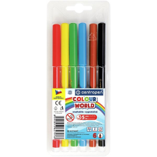 Centropen RED 7550, 6 db a csomagban filctoll, marker