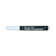 Centropen Rostirón, filctoll, vízbázisú 2,5mm, kerek hegyű, Centropen 8586 fehér filctoll, marker