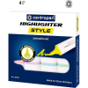 Centropen Szövegkiemelő 1-4,6mm, vágott hegyű, 6252 pasztell, 4 klf. szín (462520404) (502718)