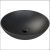 CeraStyle ANTRACIT MATT - CERASTYLE ZERO TOP COUNTER - KEREK - PULTRA ÜLTETHETŐ PORCELÁN MOSDÓKAGYLÓ - Ø 46 CM
