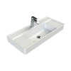 CeraStyle CeraStyle SHARP – KESKENY – porcelán mosdókagyló – 85 x 38 cm