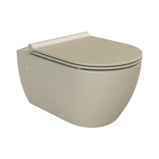  CeraStyle CITY SLIM WC ülőke - MATT CAPPUCCINO - duroplast - lecsapódásgátlós - könnyen levehető takarító és háztartási eszköz