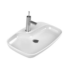 CeraStyle - Top Counter pultra ültethető porcelán mosdó - NOVA - 70 x 43 cm szaniter