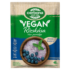 Cerbona Cerbona vegán rizskása áfonya 45 g reform élelmiszer