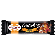 Cerbona Mézeskalács ízű müzliszelet 20 g reform élelmiszer