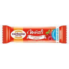 Cerbona Piros-gyümölcsös müzliszelet 20 g csokoládé és édesség