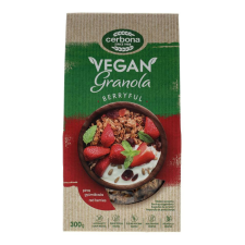  CERBONA VEGÁN GRANOLA PIROS GYÜMÖLCS reform élelmiszer