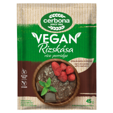 Cerbona vegán rizskása étcsoki-málna - 45g reform élelmiszer