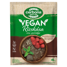 Cerbona vegán rizskása étcsoki-málna - 45g reform élelmiszer