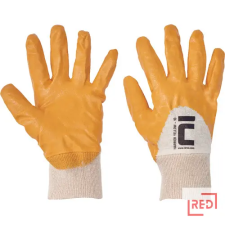 CERV HARRIER sárga mártott nitril kesztyű védőkesztyű