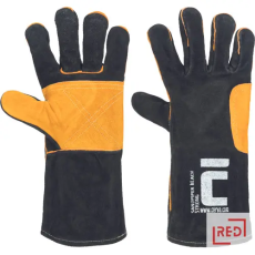 CERV SANDPIPER BLACK STRONG bőrkesztyű