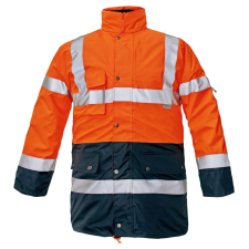Cerva Bi Road 4 az 1-ben jólláthatósági kabát narancs/navy színben munkaruha