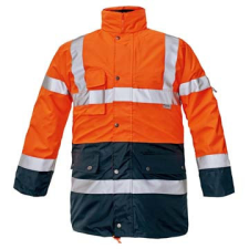 Cerva BIROAD kabát (narancs*, L) láthatósági ruházat