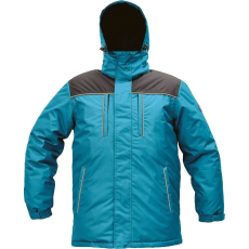 Cerva Cremorne Téli Munkáskabát Petrolkék - 4XL