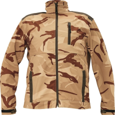 Cerva CRV Crambe Terepes Softshell Munkáskabát Terepmintás Bézs - M