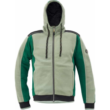 Cerva Dayboro Kapucnis Munkás Pulóver Szürkés Zöld - 3XL munkaruha