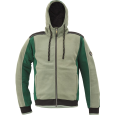 Cerva Dayboro Kapucnis Munkás Pulóver Szürkés Zöld - 4XL