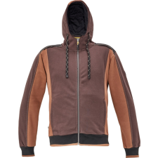 Cerva Dayboro kapucnis pulóver barna színben munkaruha