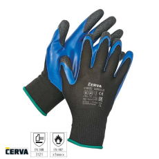 Cerva Garrulus latexbe mártott védőkesztyű