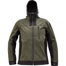 Cerva HUYER SOFTSHELL kabát (olajzöld, XXL)