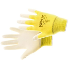 Cerva JUICY YELLOW Kényelmes munkavédelmi kesztyű PU bevonatú nylon anyagból. védőkesztyű