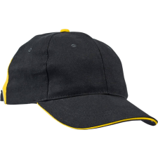 Cerva Knoxfield Baseball Sapka Fekete/Sárga munkavédelem