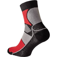 Cerva Knoxfield Basic Munkás Zokni Fekete/Piros - 43-44 munkaruha