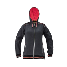 Cerva KNOXFIELD LADY kapucnis pulóver antracit/piros (C03060069A000x)