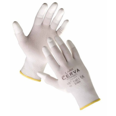 Cerva LARK ujjbegymártott nylon kesztyű