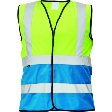 Cerva LYNX DUO HV mellény (sárga/royal, 3XL)