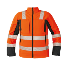 Cerva Malton jólláthatósági softshell kabát narancs színben