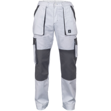 Cerva Max Summer Nyári Munkásnadrág Fehér/Szürke - 54 munkaruha