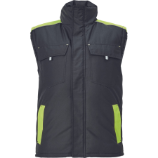 Cerva Max Vivo Munkás Mellény Fekete/Sárga - 4XL munkaruha