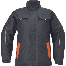 Cerva Max Vivo Téli Munkáskabát Fekete/Narancssárga - 4XL