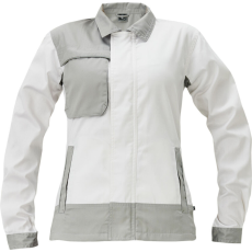 Cerva Montrose Lady női munkavédelmi dzseki fehér/szürke színben