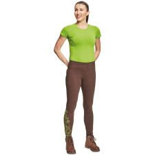 Cerva Női leggings YOWIE NEW - Barna / zöld - L női póló