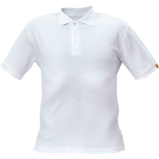 Cerva Noyo galléros póló antisztatikus fehér színben munkaruha