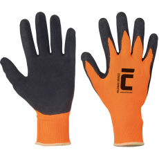 Cerva PALAWAN ORANGE kesztyű nylon/latex - 10