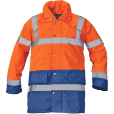 Cerva SEFTON bélelt HiVis kabát (HV narancssárga, 3XL) munkaruha