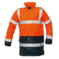 Cerva SEFTON bélelt HiVis kabát (narancs*, XL) láthatósági ruházat