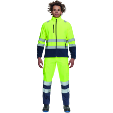 Cerva Sevilla HV polár pulóver sárga-navy színben