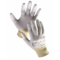 Cerva TEREL nylon PU antisztatikus kesztyű (szürke*, 10)
