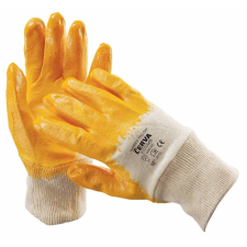 Cerva Védőkesztyű HARRIER YELLOW nitril 10 védőkesztyű